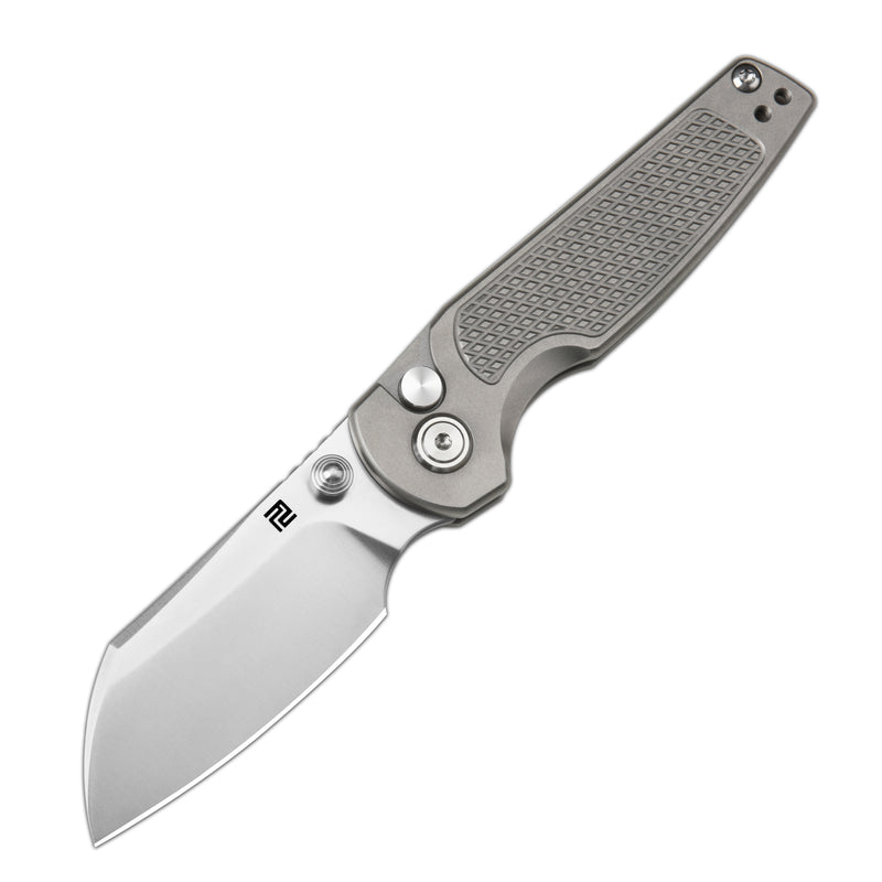 Artisancutlery Cleo Atz-1871g Cpm S90v Blade Titanium Handle Folding Knives - artisancutlery cleo
