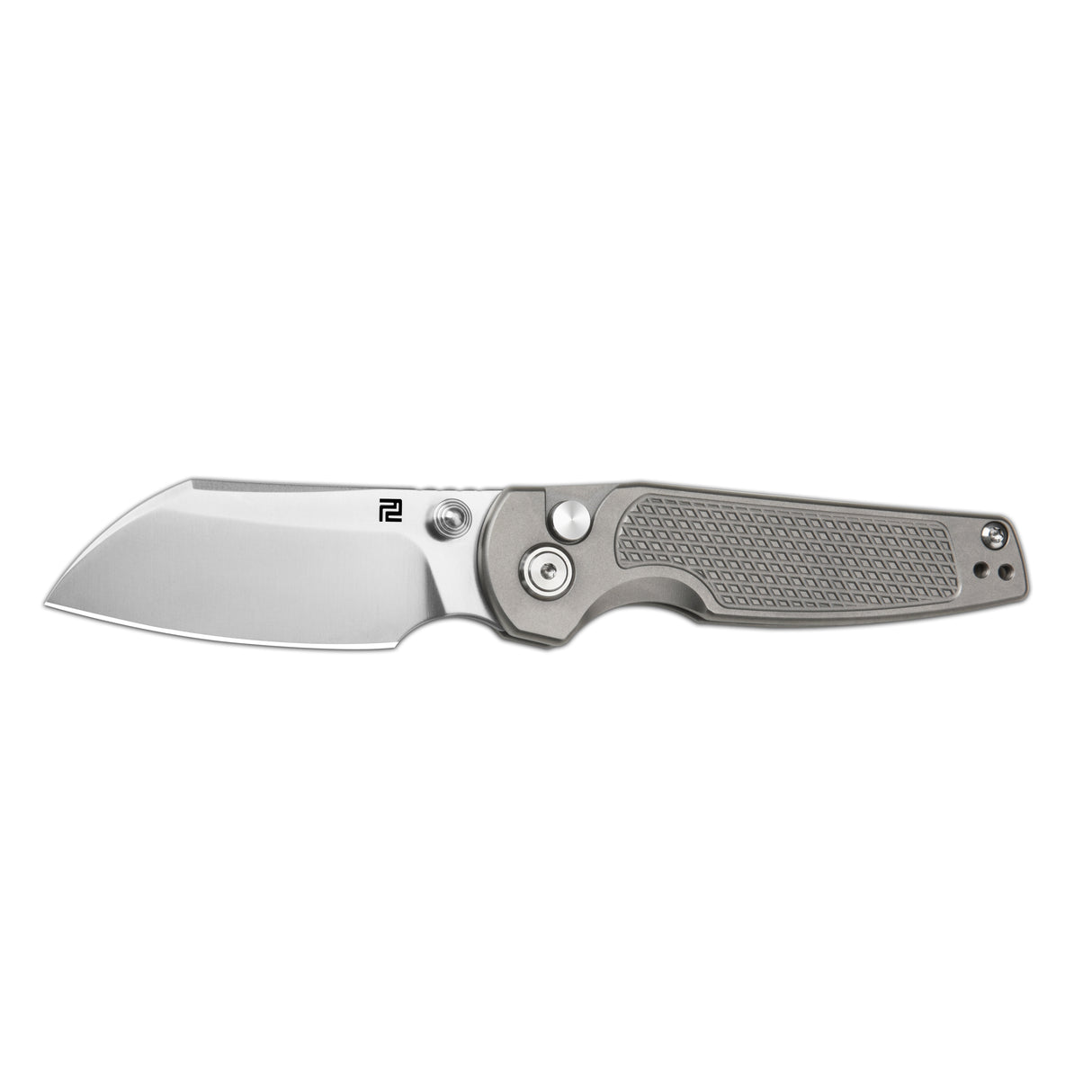 ArtisanCutlery Cleo ATZ-1871G CPM S90V Blade Titanium Handle Folding Knives