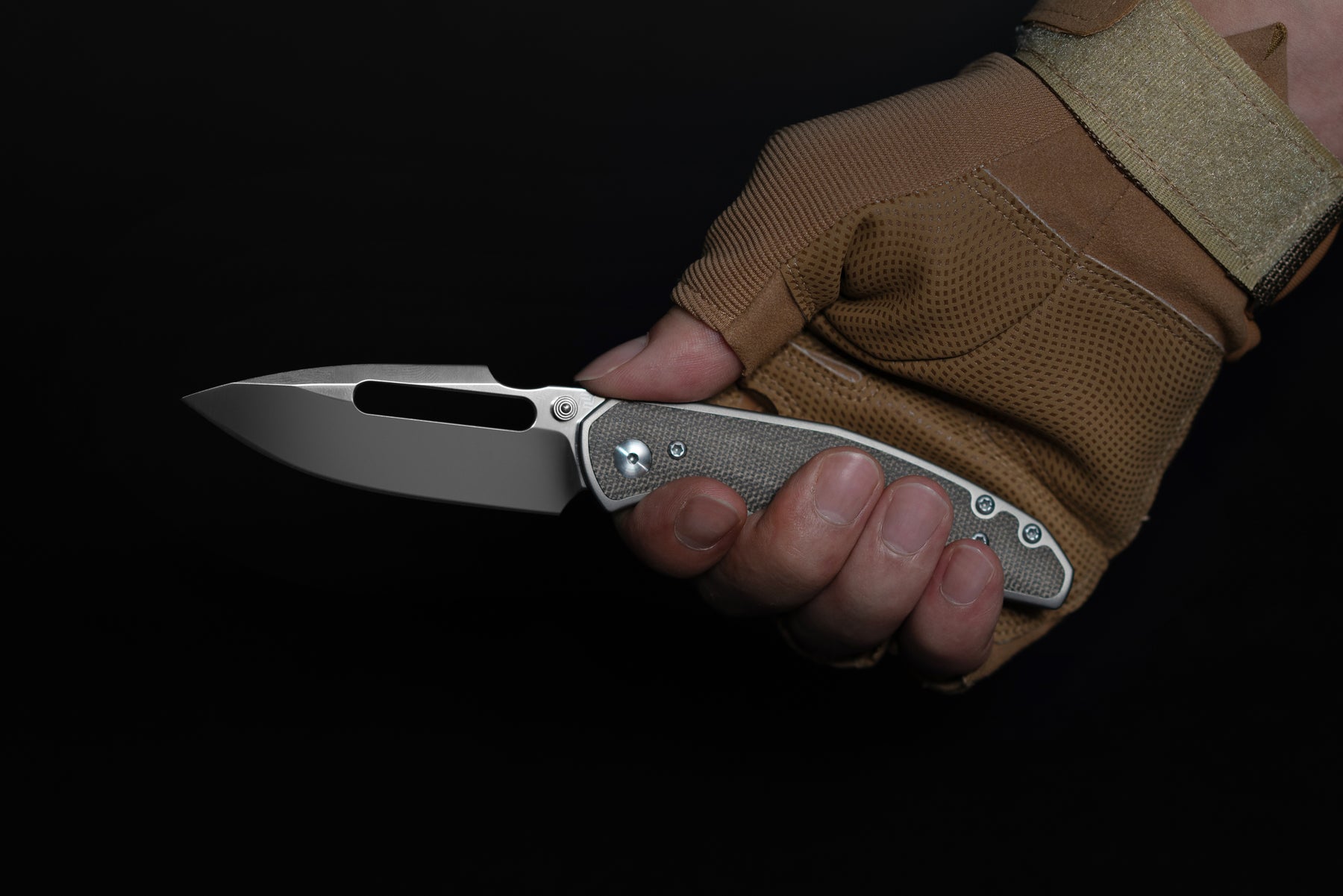 Rustic Boa Knife, Premium Micarta Inlay