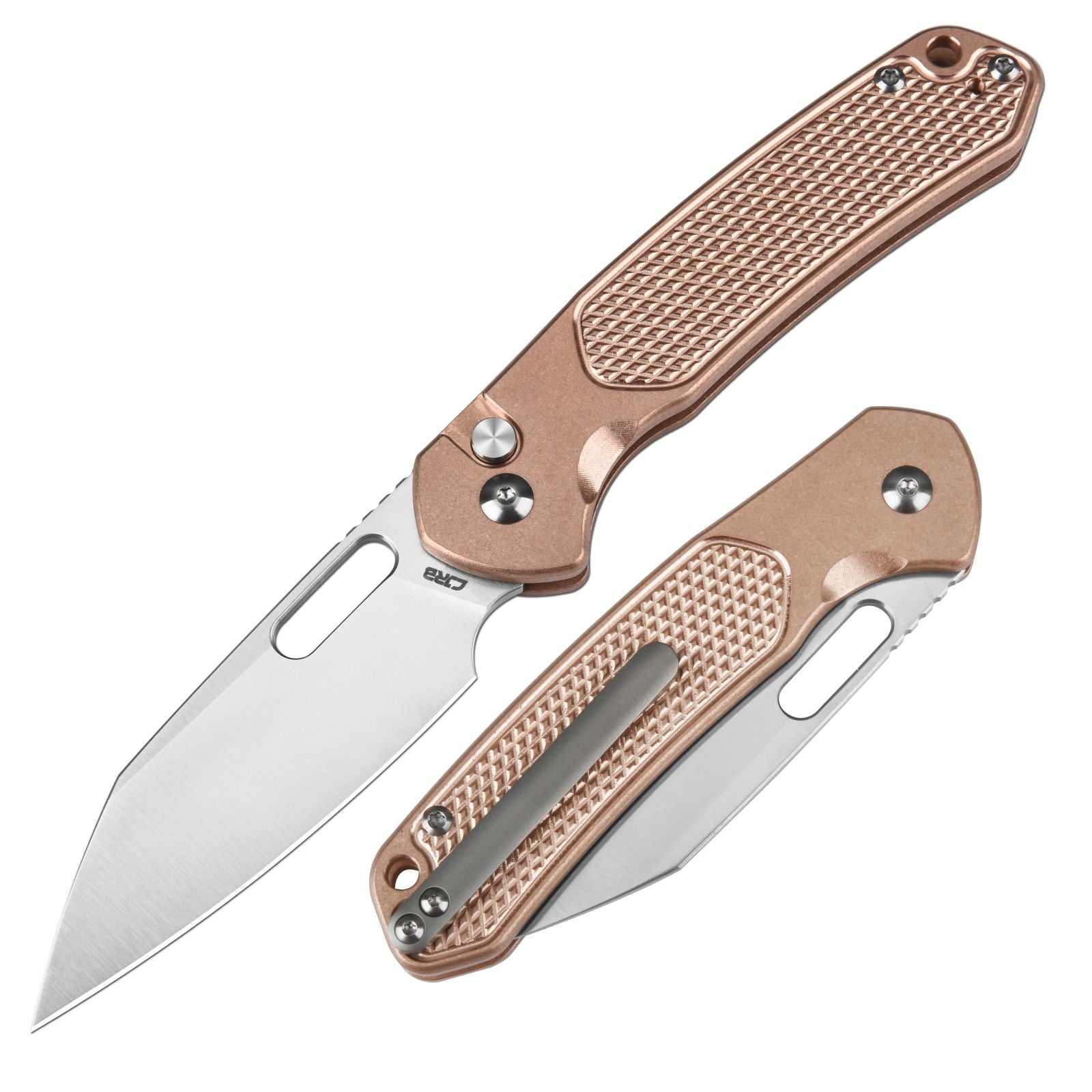 CJRB Pyrite-Alt Wharncliffe J1925A CPM 20CV Blade Copper