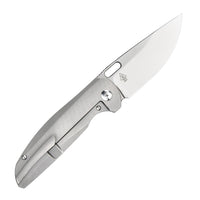 Artisan Cutlery Satyr ATZ-1852G-GY S90V Blade Titanium Handle Folding Knives