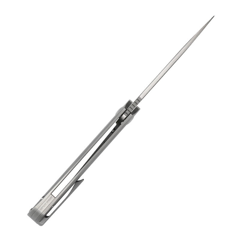 Artisan Cutlery Satyr ATZ-1852G-GY S90V Blade Titanium Handle Folding Knives