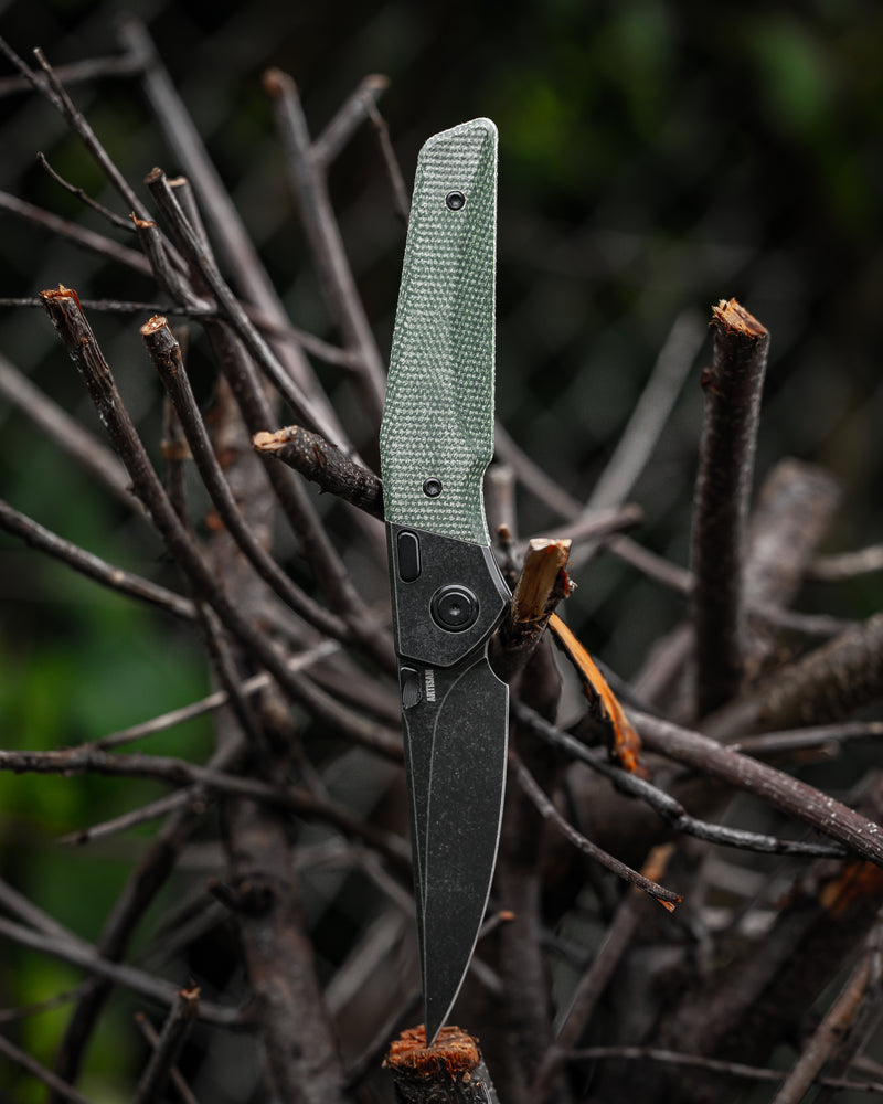 ArtisanCutlery Coda ATZ-1897 AR-RPM9 Blade Folding Knives(PROTOTYPE)