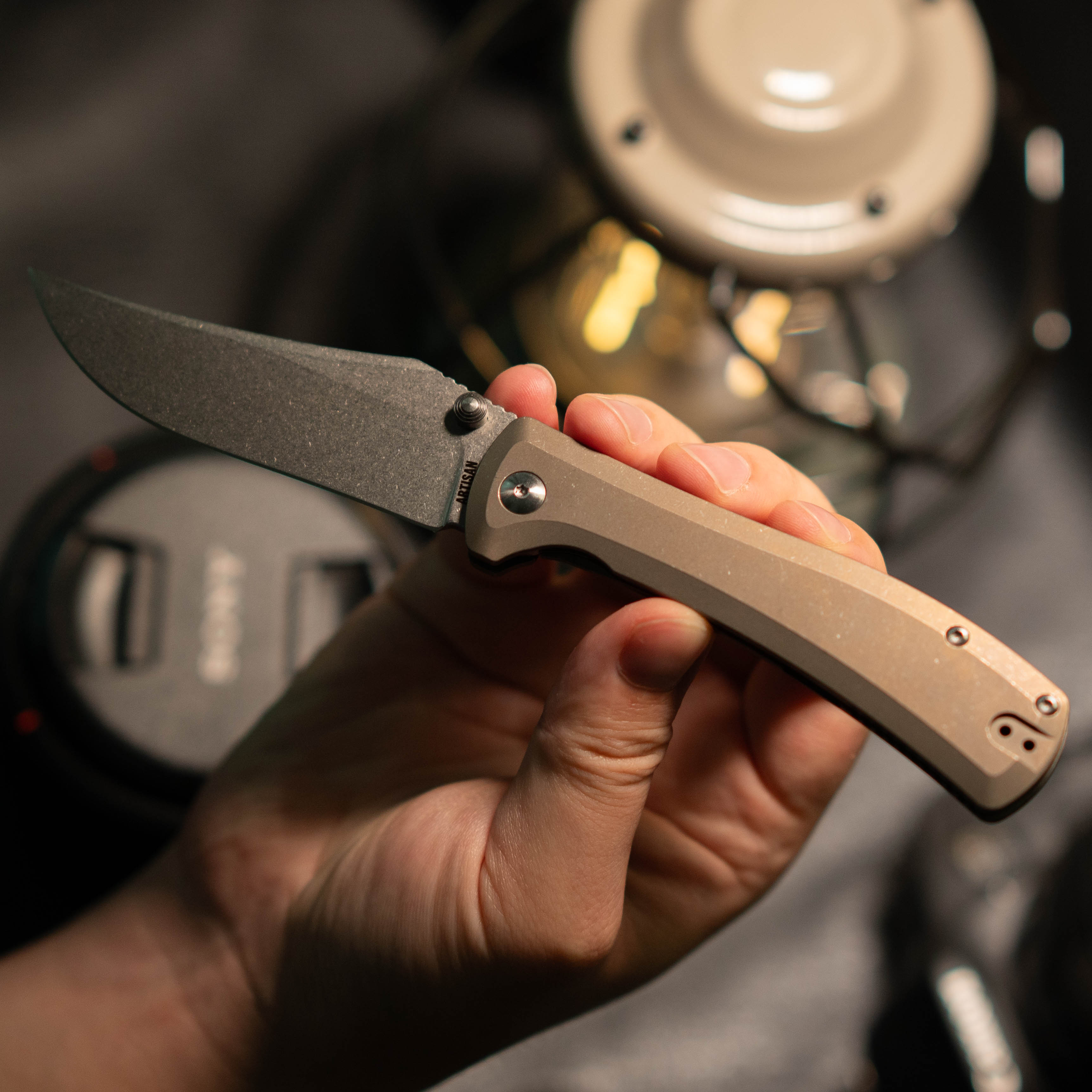 Artisan Cutlery | Santee | Thumb Stud | Folding Knife