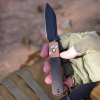 Artisan Cutlery Holm 1875P AR-RPM9 Steel Blade Rose Gold Handle Folding Knives