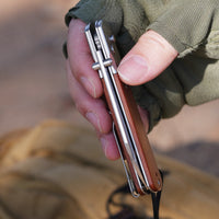 Artisan Cutlery Holm 1875P AR-RPM9 Steel Blade Red Wood Handle Folding Knives