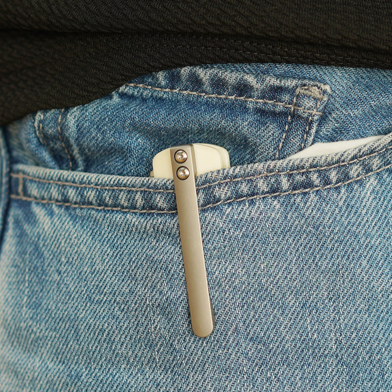 ArtisanCutlery Orthodox V2 Flipper & Liner Lock Knife Bovine Bone Handle (3.54'' Sand Polish CPM S45VN Blade) 1883G-BB