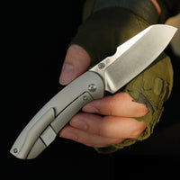 ArtisanCutlery Prime 1866G S90V Blade Micarta+Titanium Handle Folding Knives
