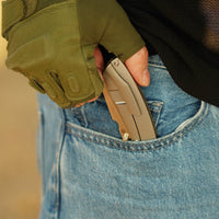 ArtisanCutlery Prime 1866G S90V Blade Micarta+Titanium Handle Folding Knives