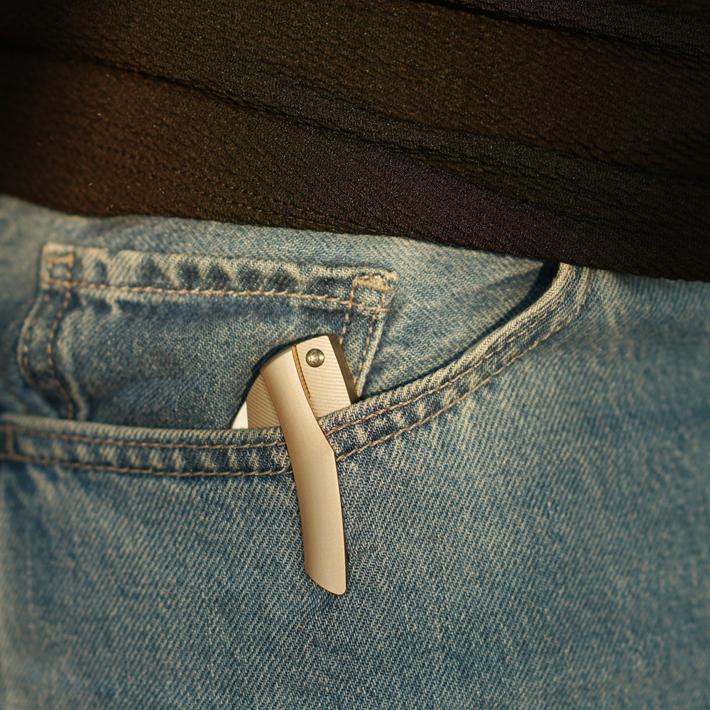 ArtisanCutlery Prime 1866G S90V Blade Micarta+Titanium Handle Folding Knives