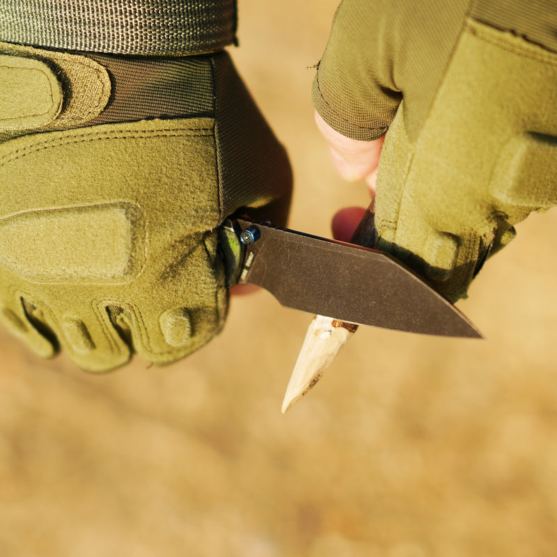 CJRB Interstellar Pyrite-Light J1945G S90V Blade Titanium and Fat Carbon Inlay Handle Folding Knives(Limited edition)