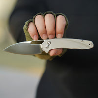 Artisan Cutlery Ornis 1865G S90V Blade Titanium Handle Folding Knives