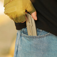 ArtisanCutlery Trux ATZ-1861G S35VN Blade Titanium Handle Folding Knives