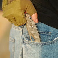 CJRB Frack J1931 AR-RPM9 Steel Blade Steel(Frag pattern) Handle Folding Knives