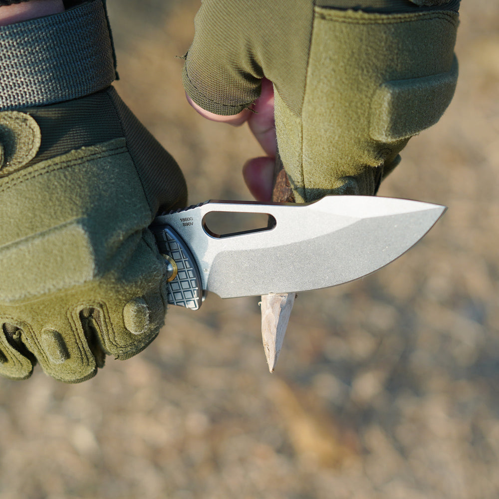 Artisan Cutlery Xcellerator ATZ-1860G CPM S90V Blade Titanium Handle Folding Knives
