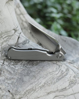 ArtisanCutlery Crusoe ATZ-1869G S90V Blade Titanium Handle Folding Knives