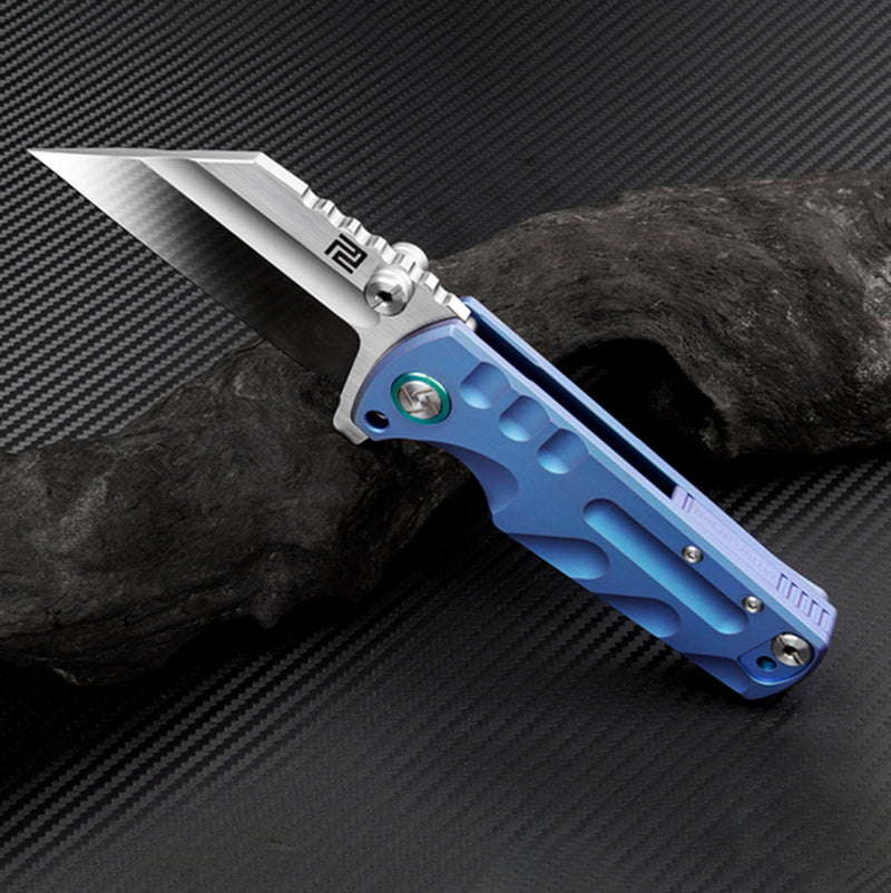 Artisan Cutlery Proponent ATZ-1820G S35VN Blade Titanium Handle Folding Knives