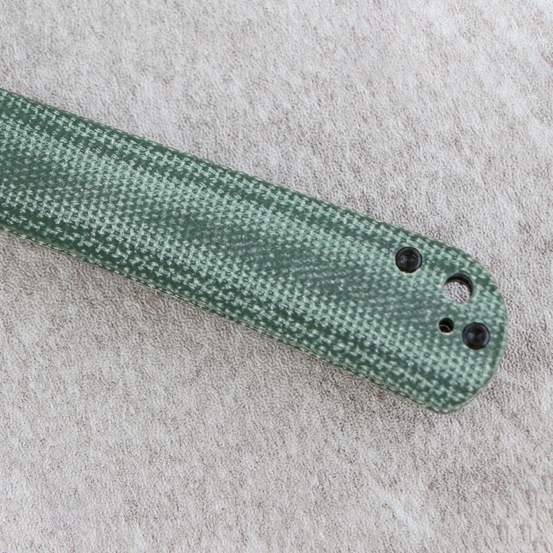 CJRB Bolt Thumbs Stud Recoil Lock Knife Green Micarta Handle (3.25'' Black PVD Coating S90V Blade) J1960G-BMGN
