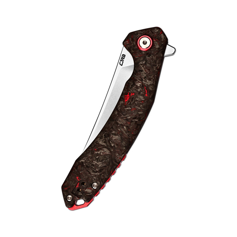 [LIMITED 30 PCS] CJRB Gobi Flipper & Liner Lock Fat Carbon Handle (3.5'' CPM S90V Stone Wash Blade) J1906G-DM (Exclusive)