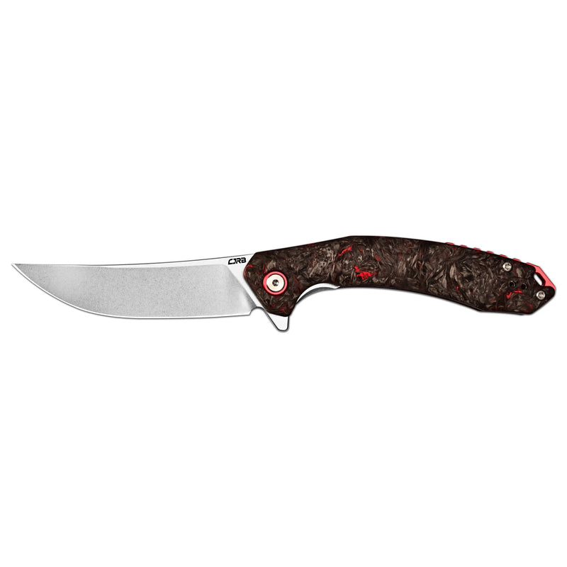 [LIMITED 30 PCS] CJRB Gobi Flipper & Liner Lock Fat Carbon Handle (3.5'' CPM S90V Stone Wash Blade) J1906G-DM (Exclusive)