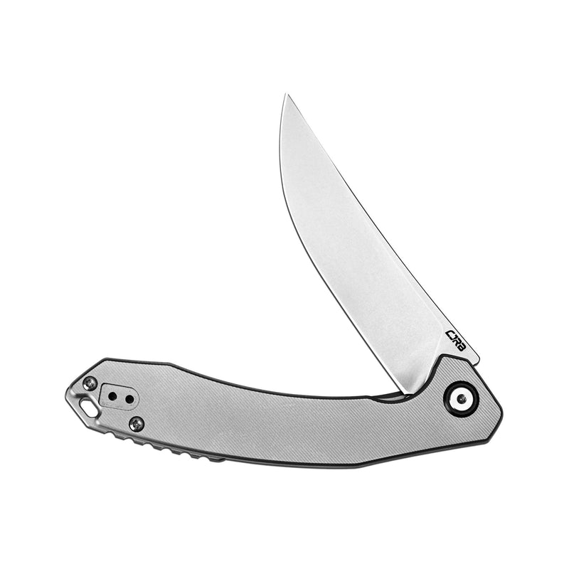 CJRB Gobi Flipper & Liner Lock Titanium Handle (3.5'' CPM S90V Stone Wash Blade) J1906G-TI (Exclusive)