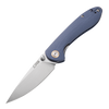 CJRB Feldspar Small J1912S AR-RPM9 Blade G10(contoured & CNC pattern texture) Handle Folding Knives - Gray (J1912S-GYC)