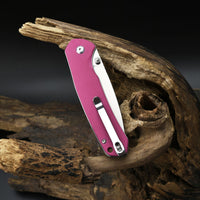 CJRB Pyrite J1925 AR-RPM9 Steel Sand Polish Blade G10 Handle Folding Knives