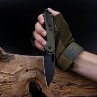 CJRB Pyrite Wharncliffe J1925A AR-RPM9 Steel Blade G10 Handle Folding Knives