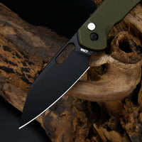 CJRB Pyrite Wharncliffe J1925A AR-RPM9 Steel Blade G10 Handle Folding Knives