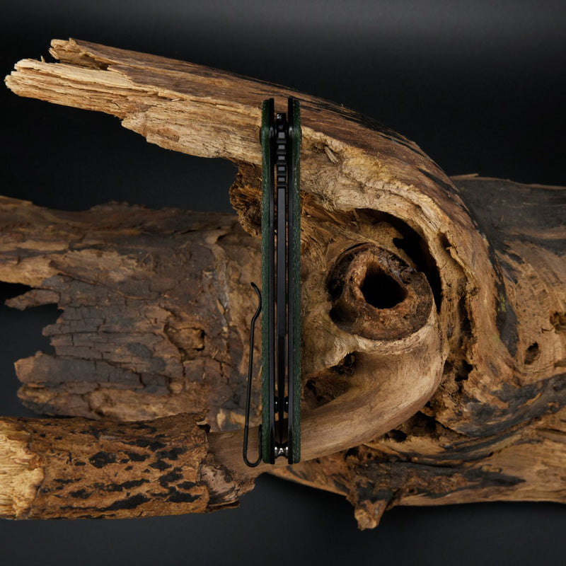 CJRB Pyrite Wharncliffe J1925A AR-RPM9 Steel Blade Micarta Handle Folding Knives