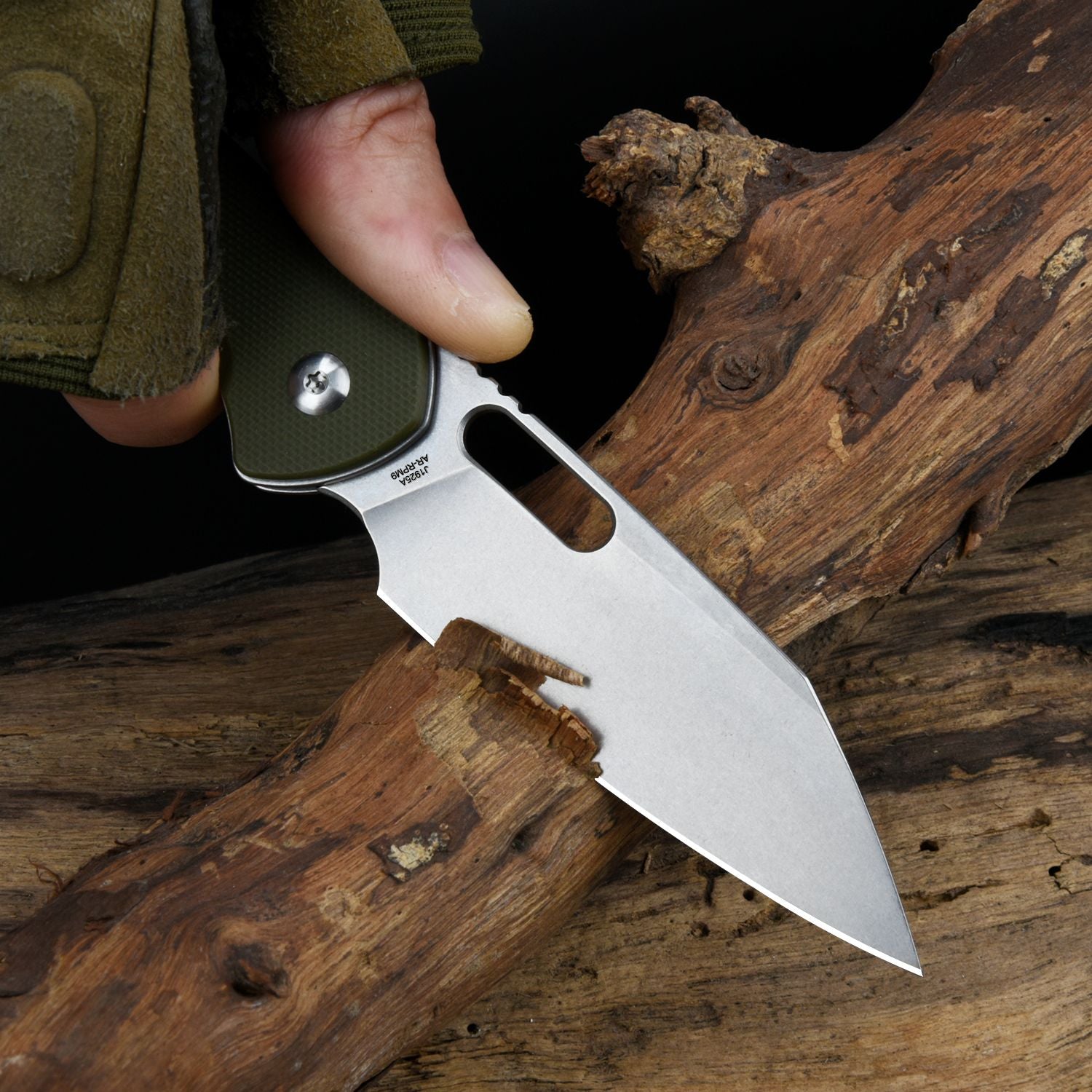 CJRB Pyrite Folding Knife, AR-RPM9 Steel