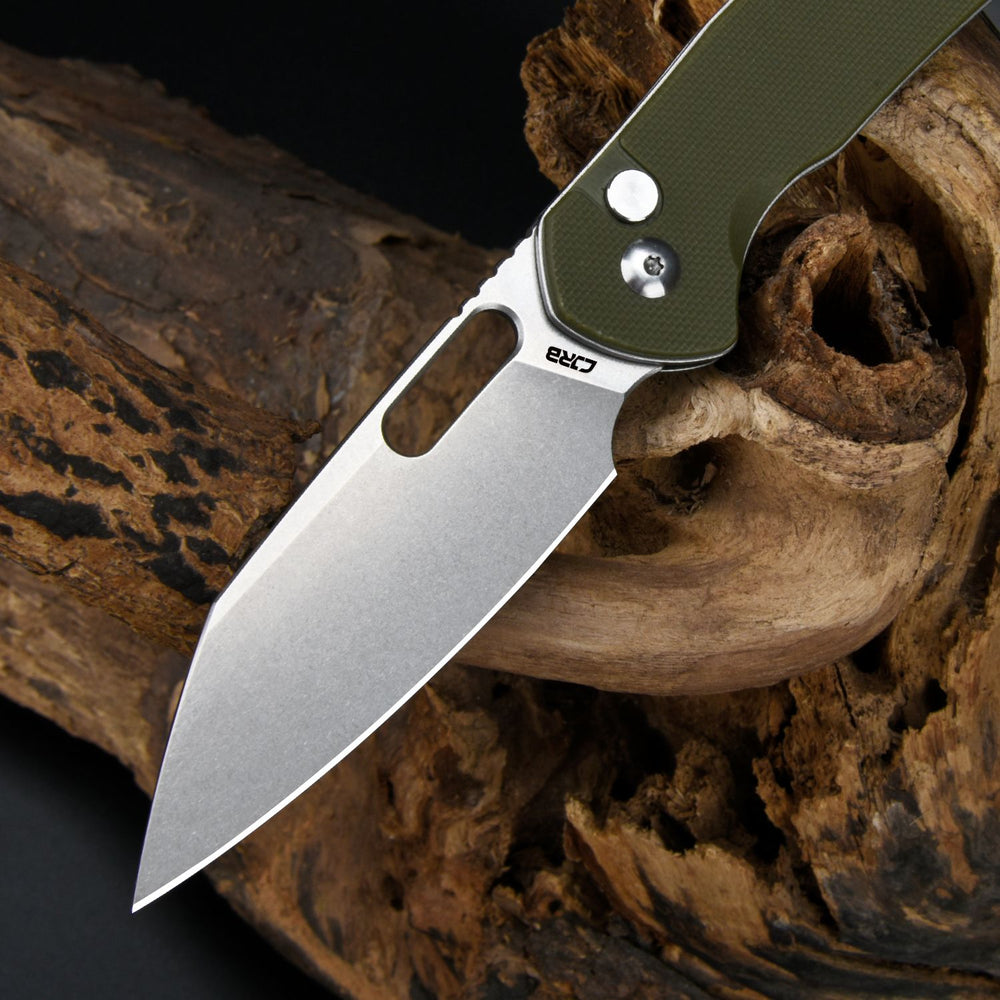 CJRB Pyrite Wharncliffe J1925A AR-RPM9 Steel Blade G10 Handle Folding Knives