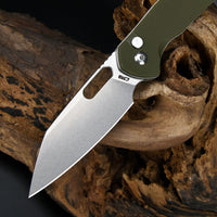 CJRB Pyrite Wharncliffe J1925A AR-RPM9 Steel Blade G10 Handle Folding Knives