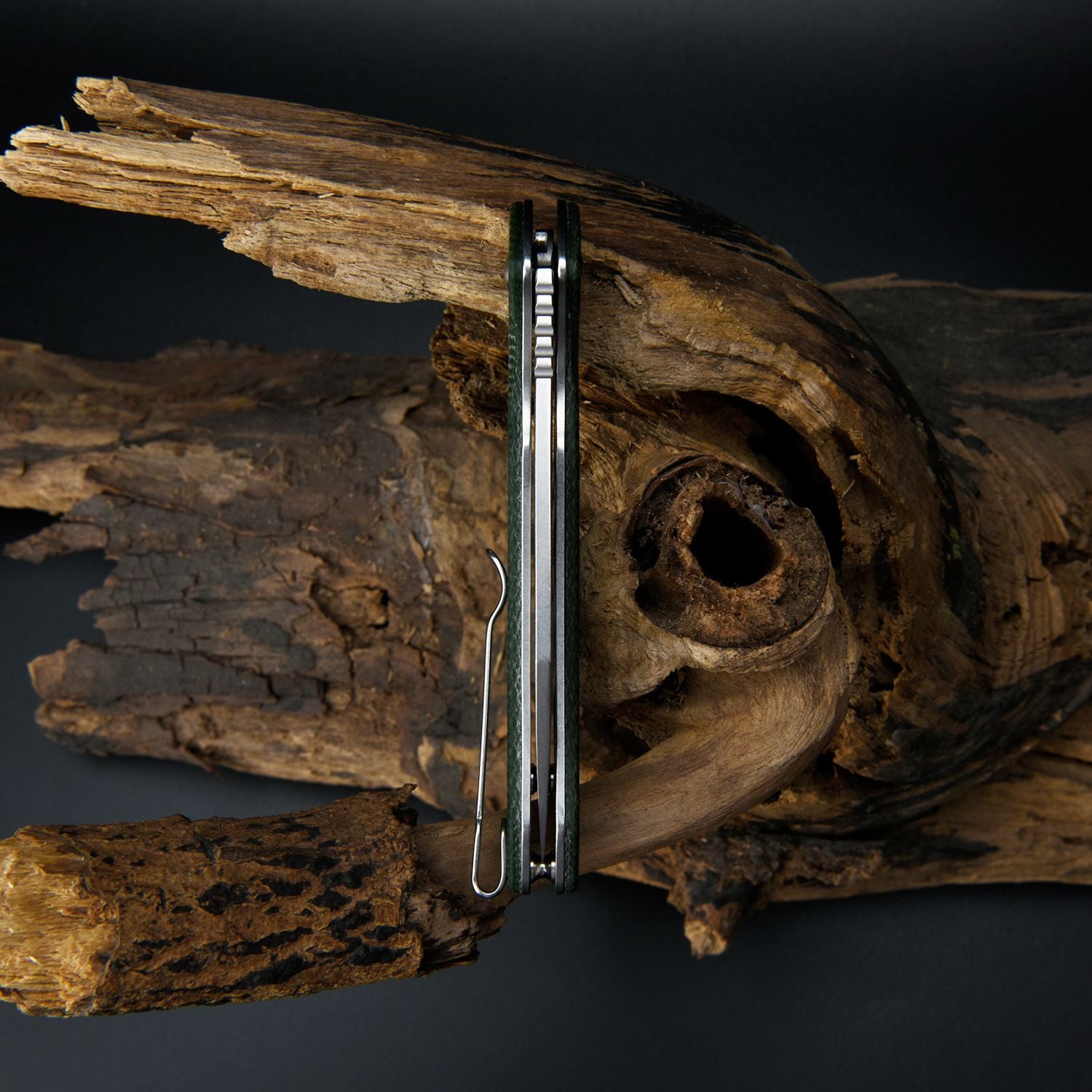 CJRB Pyrite Wharncliffe Folding Knife - AR-RPM9 Blade, Micarta