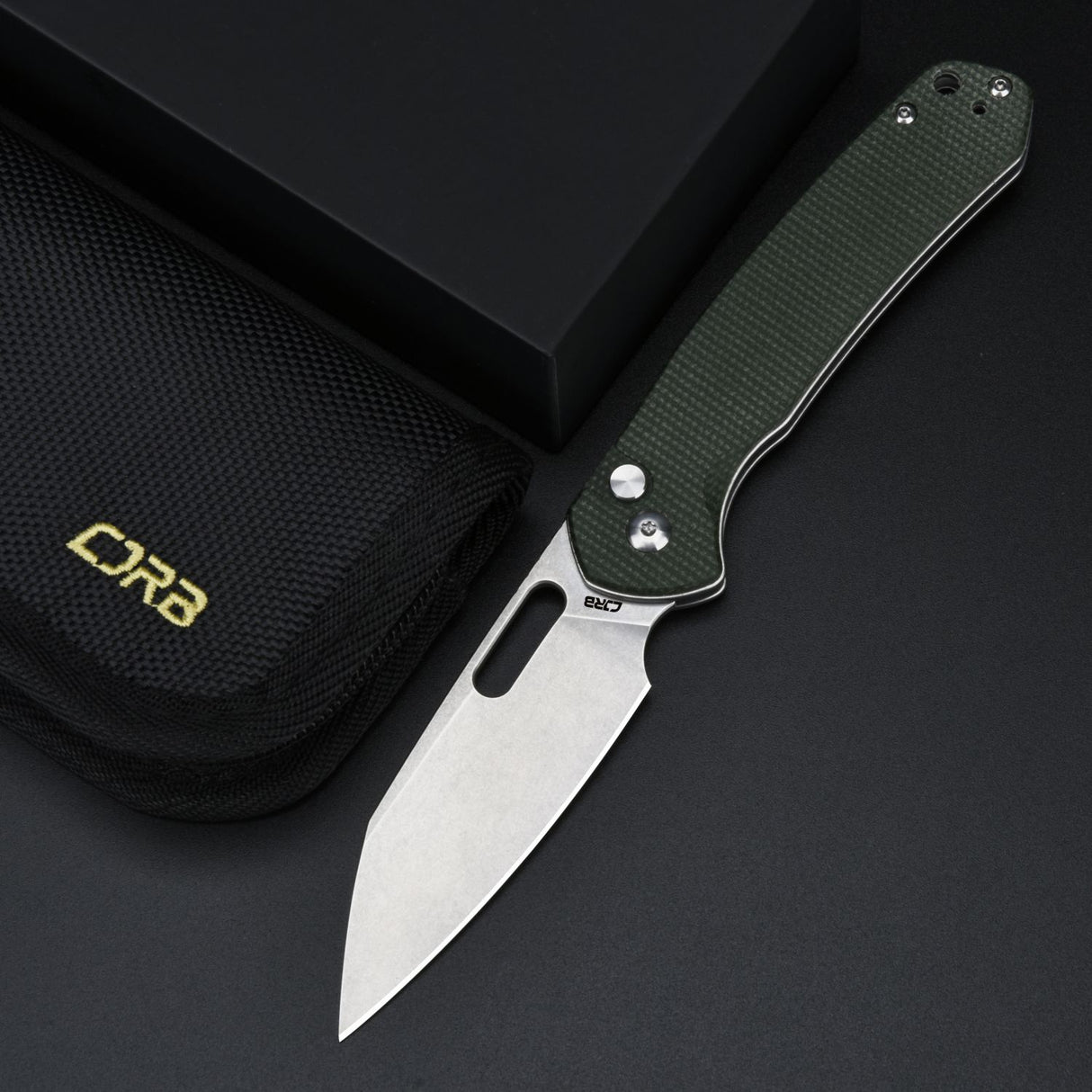 CJRB Pyrite Wharncliffe J1925A AR-RPM9 Steel Blade Micarta Handle Folding Knives