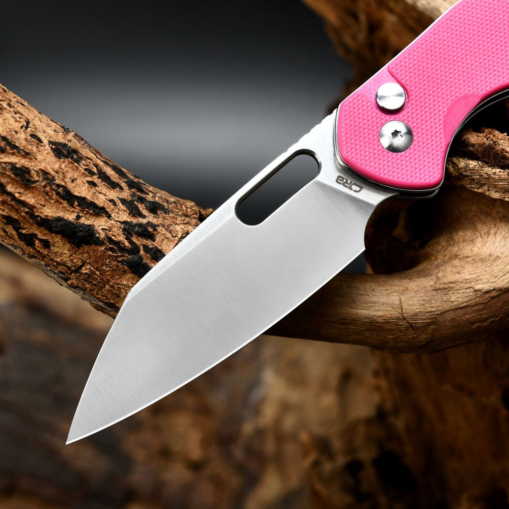 CJRB Pyrite Wharncliffe J1925A AR-RPM9 Steel Sand Polish Blade G10 Handle Folding Knives