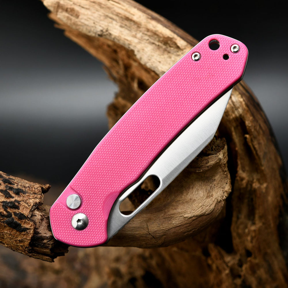 CJRB Pyrite Wharncliffe J1925A AR-RPM9 Steel Sand Polish Blade G10 Handle Folding Knives