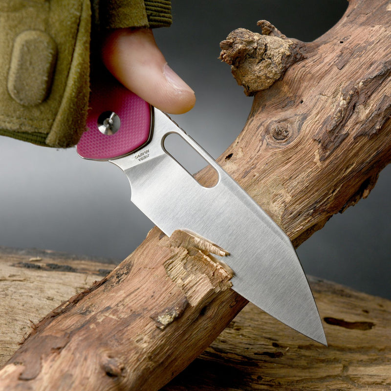 CJRB Pyrite Wharncliffe J1925A AR-RPM9 Steel Sand Polish Blade G10 Handle Folding Knives