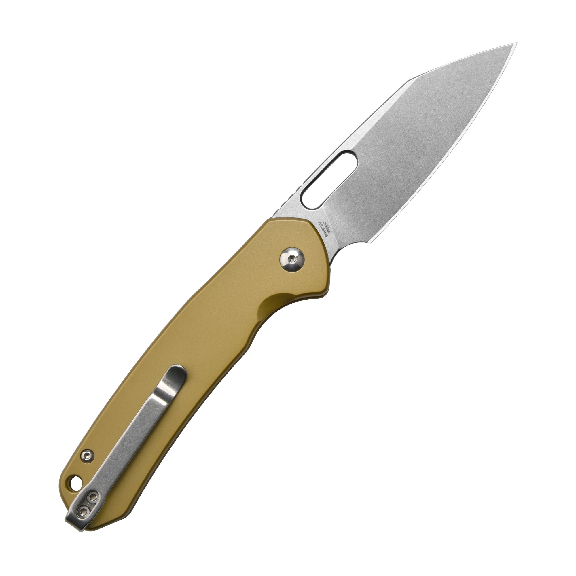 CJRB Pyrite Wharncliffe J1925A AR-RPM9 Steel Blade Titanium