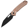 Cjrb Pyrite-alt Wharncliffe J1925a Cpm 20cv Blade Copper Handle Folding Knives - cjrb pyrite
