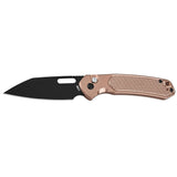 CJRB Pyrite-Alt Wharncliffe J1925A CPM 20CV Blade Copper Handle Folding Knives