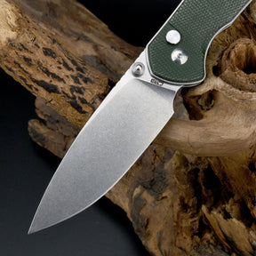 CJRB LARGE PYRITE J1925L AR-RPM9 POWDER STEEL BLADE MICARTA HANDLE FOLDING KNIVES