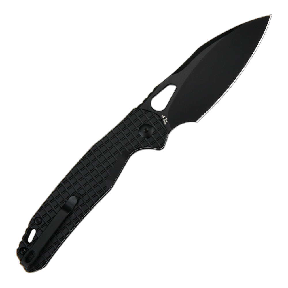CJRB Frack J1931 AR-RPM9 Steel Blade Steel(Frag pattern) Handle Folding Knives