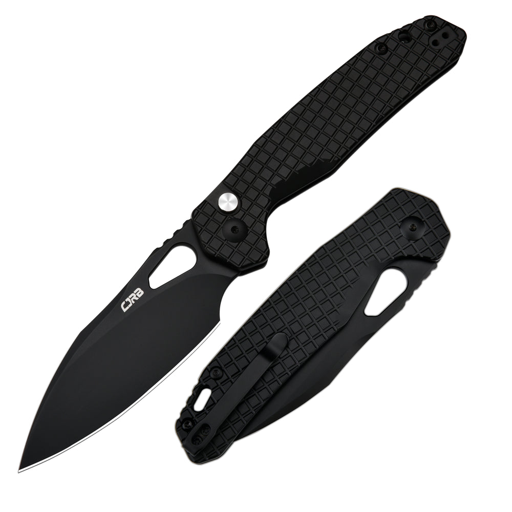 CJRB Frack J1931 AR-RPM9 Steel Blade Steel(Frag pattern) Handle Folding Knives