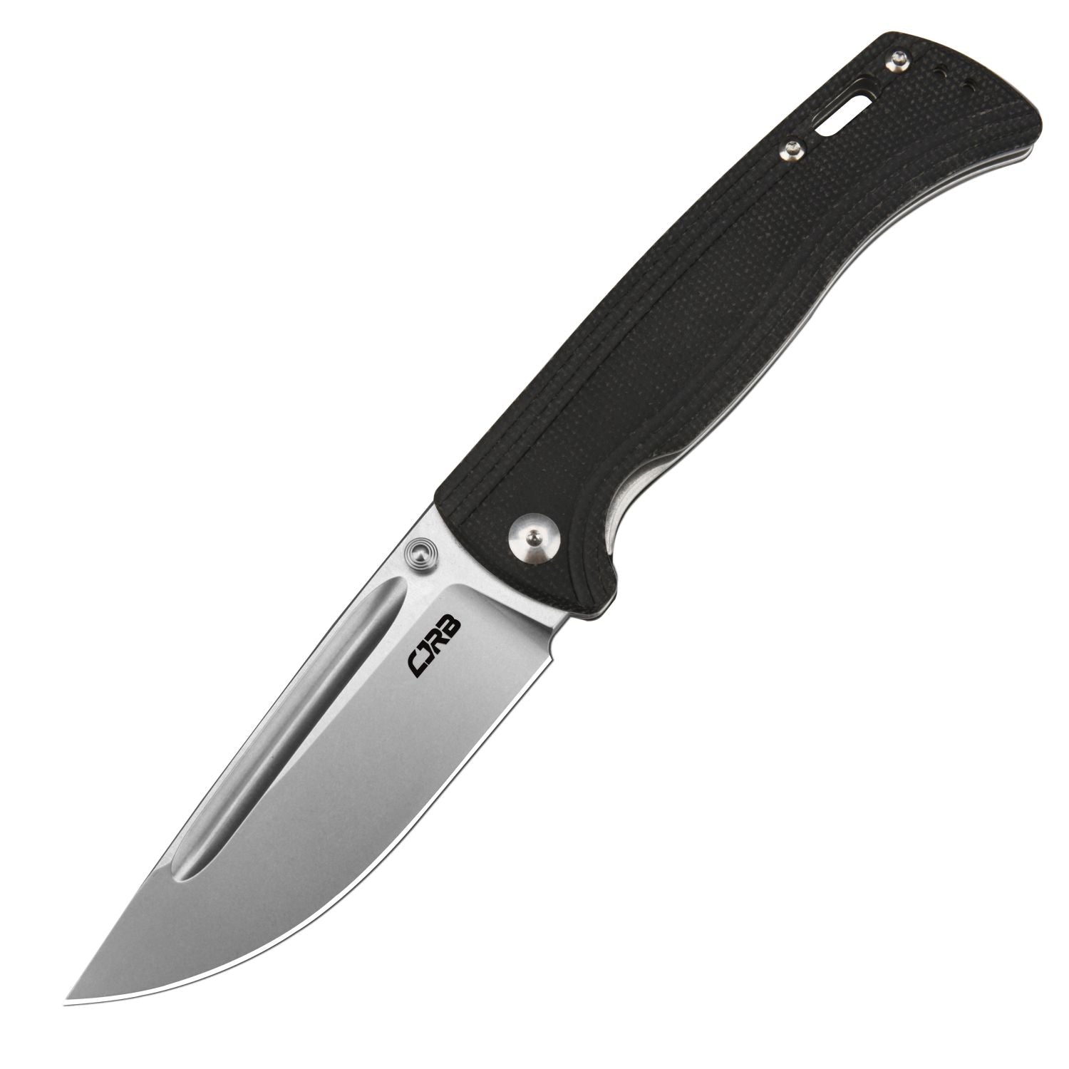 CJRB RESOURCE PROTOTYPE J1932 D2 STEEL MICARTA HANDLE FOLDING KNIVES