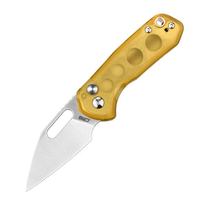 Cjrb Mini Pyrite J1933 Ar-rpm9 Steel Blade Ultem Handle Folding Knives - cjrb mini
