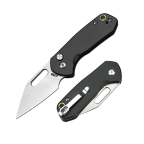 CJRB Mini Pyrite J1933 AR-RPM9 Powder Steel Blade Aluminium Handle Folding Knives