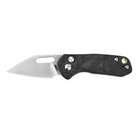 CJRB Mini Pyrite J1933 AR-RPM9 Steel Blade Forged Carbon Handle Folding Knives