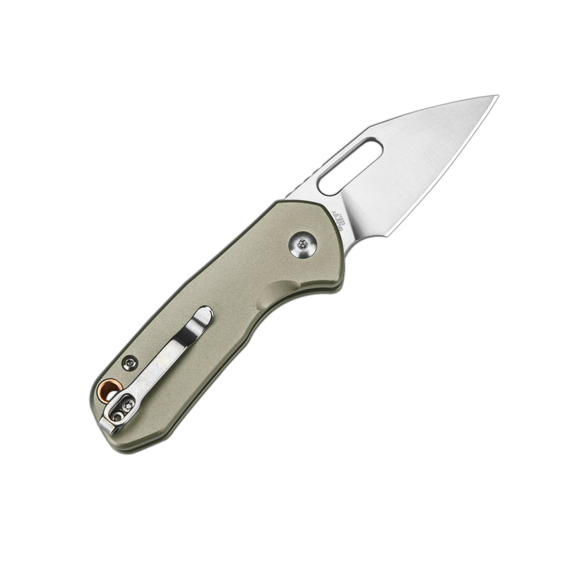 CJRB Mini Pyrite J1933 AR-RPM9 Steel Blade Aluminium Handle Folding Knives
