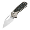 Cjrb Mini Pyrite J1933 Cpm S90v Blade Titanium And Fat Carbon Handle Folding Knives - cjrb mini